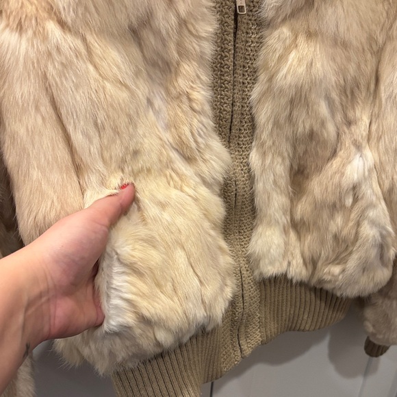 Dino Ricco Rabbit Fur Jacket M - Picture 3 of 9